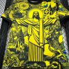 jersey-bresil-jaune-inspire-equipe-nationale-collection-2024-2025 jersey Brésil jaune inspiré équipe nationale collection 2024 2025