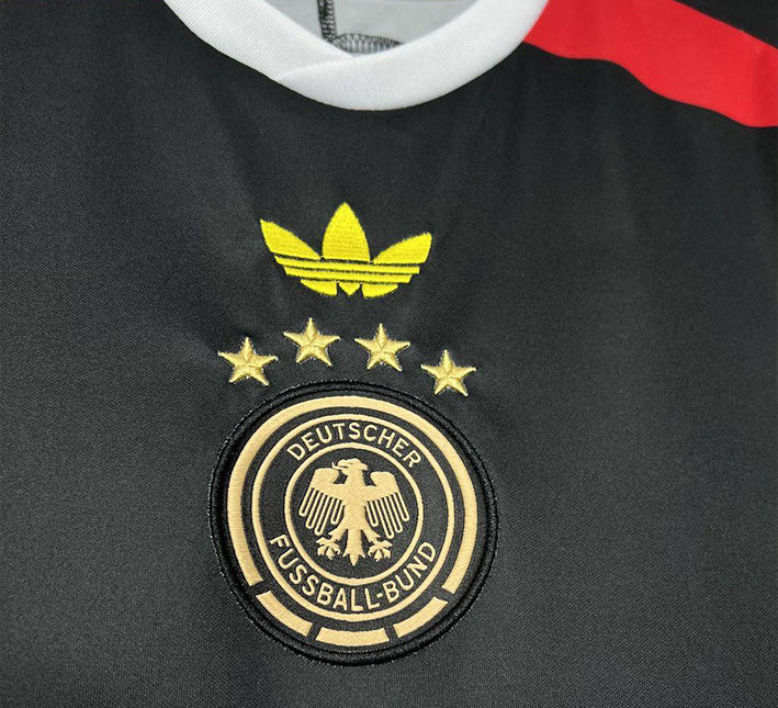 maillot-concept-noir-allemagne-edition-euro-tenue-de-football Camisola conceito preta Alemanha edição Euro equipamento de futebol