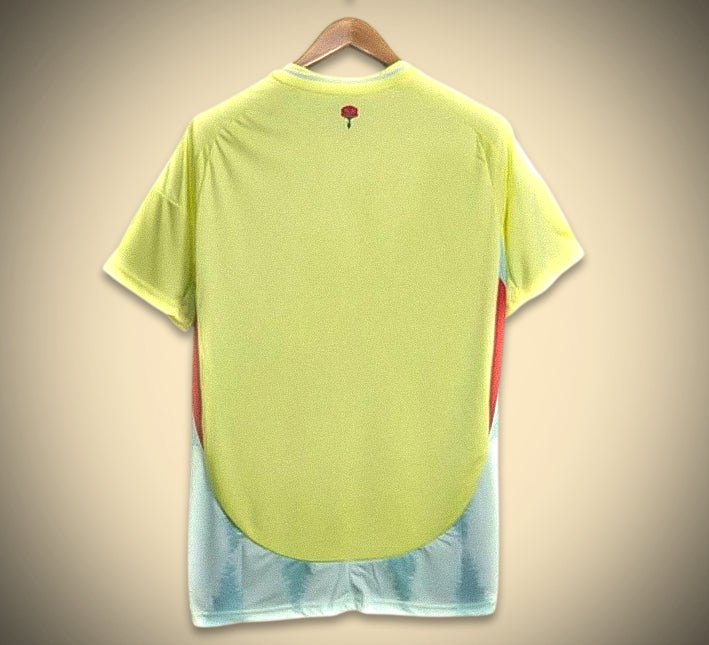 camisola alternativa vermelha Espanha 2024