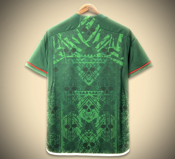 Camisola principal México 2023 design conceito para adeptos de futebol