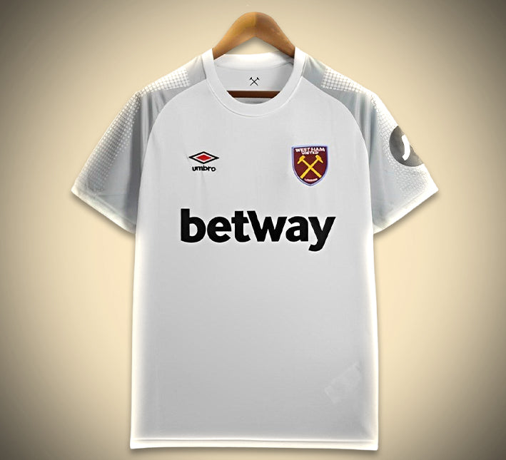 Camisola West Ham Alternativa 2024-2025 vista de frente