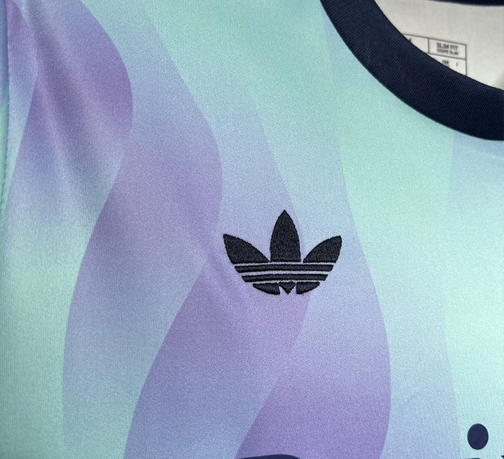 camisola de futebol Arsenal cor alternativa 2425