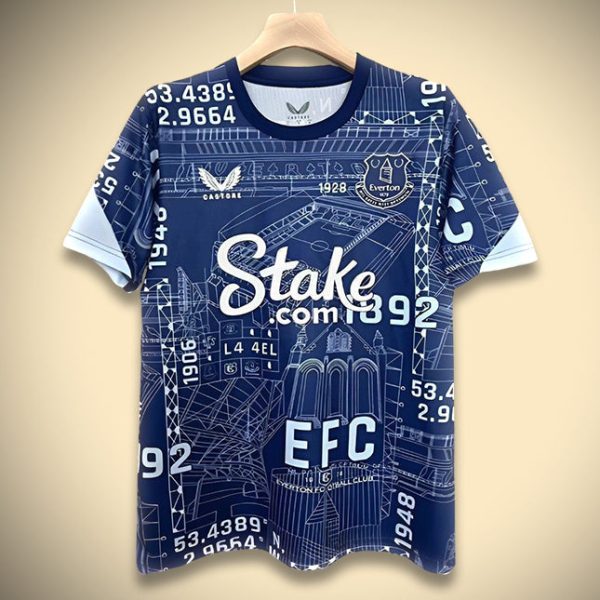 Camisola Everton Pré-Jogo de Despedida 2024-2025