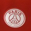 MaillotPSGEXT2RIEURLOGO.jpg Camisola Paris Saint-Germain Alternativa Edição Vermelha 2024-2025 vista de perfil