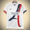 Camisola Paris Saint-Germain Alternativa Edição Branca 2024-2025 vista de frente