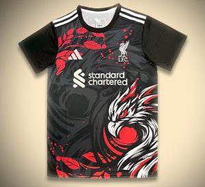 maillot-de-football-concept-liverpool-noir-edition-2024-2025 camisola de futebol conceito Liverpool preta edição 2024 2025