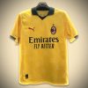 camisola conceito terceiro equipamento AC Milan época 2526 design moderno vermelho e preto