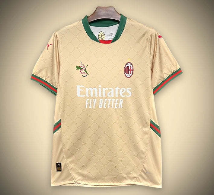 maillot-concept-ac-milan-edition-gucci-or-2425 Maillot Concept AC Milan Édition Gucci Or 2425
