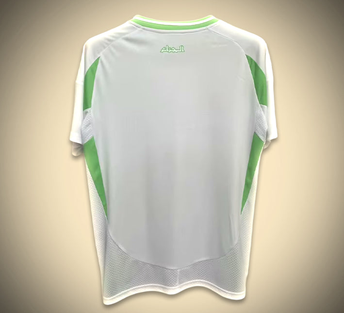 Camisola principal da equipa da Argélia temporada 2024 2025 verde e branca