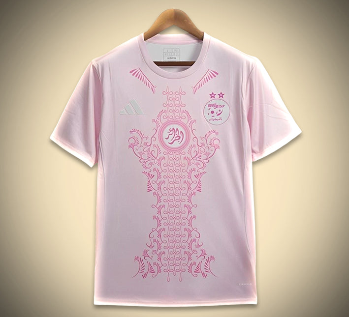 tshirt-maillot-algerie-rose-edition-speciale-style-streetwear T-shirt camisola Argélia rosa edição especial estilo streetwear