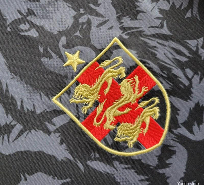 maillotangleterrecommanoirlogo.jpg Camisola Concept Inglaterra Edição Comma Preto 2024 vista de perfil