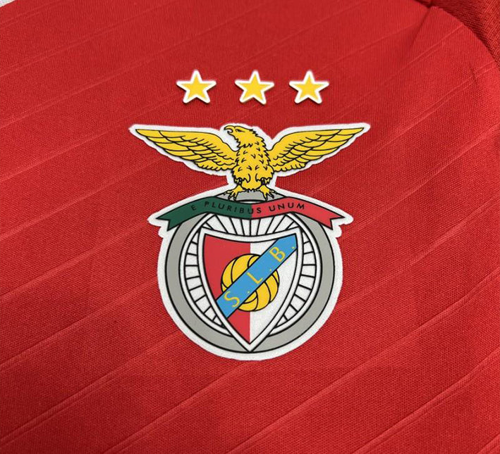 camisola de futebol Benfica Lisboa equipamento principal vermelho