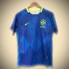 Camisola de futebol Brasil amarela versão alternativa corte moderno e respirável
