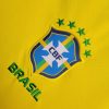 Camisola de futebol Brasil principal temporada 2025 2026 conceito amarela e verde