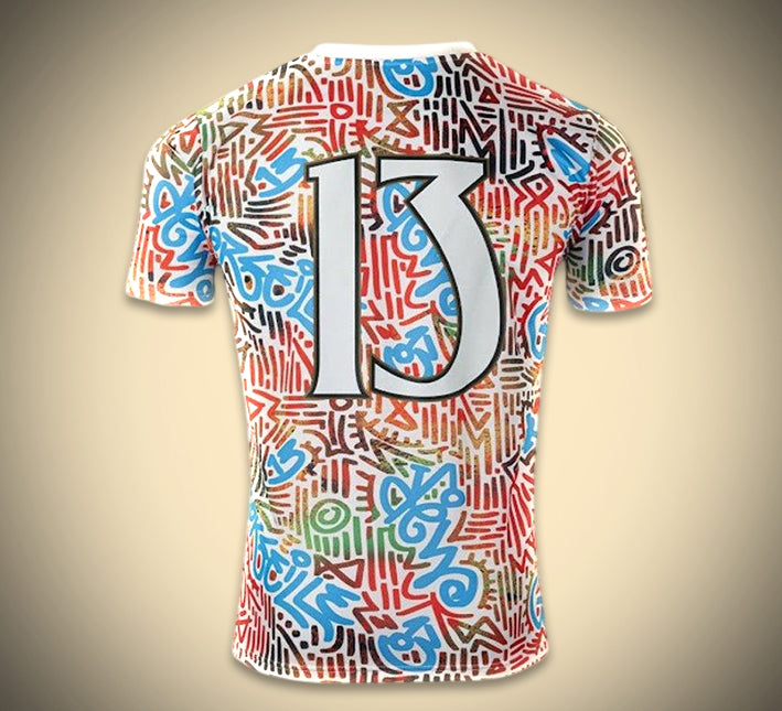Camisola conceito Olympique de Marseille edição Africa temporada dois mil vinte e quatro vinte e cinco