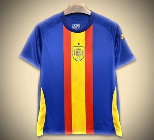 Camisola Espanha Pré-Jogo Euro 2024 vista frontal