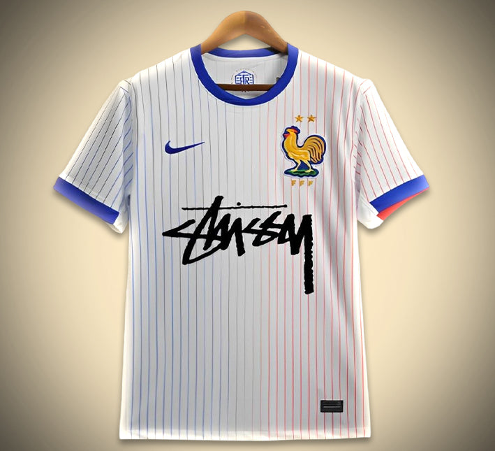 camisola conceito frança x stussy