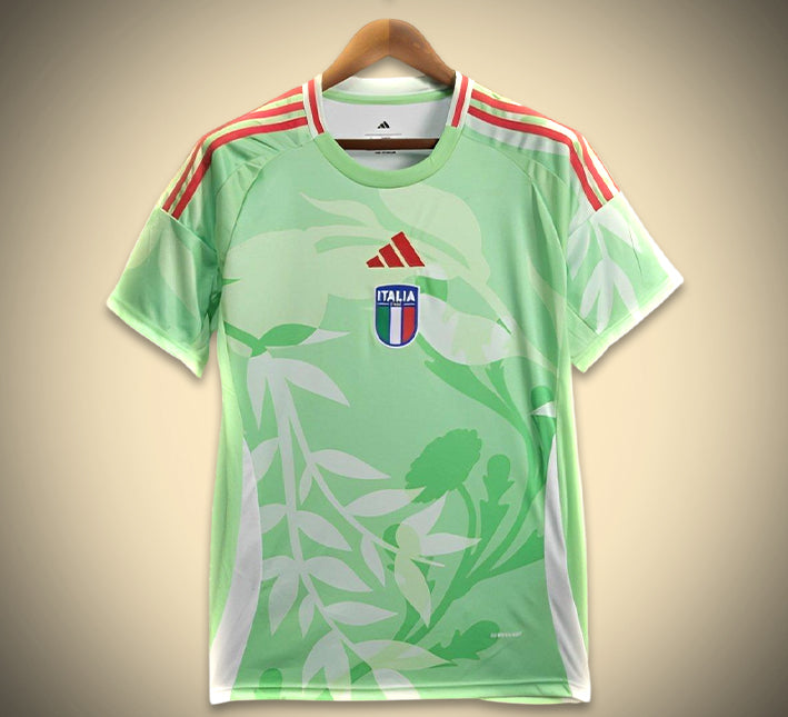 maillot-italie-exterieur-vert-2425 Camisola Itália Alternativa Verde 2425