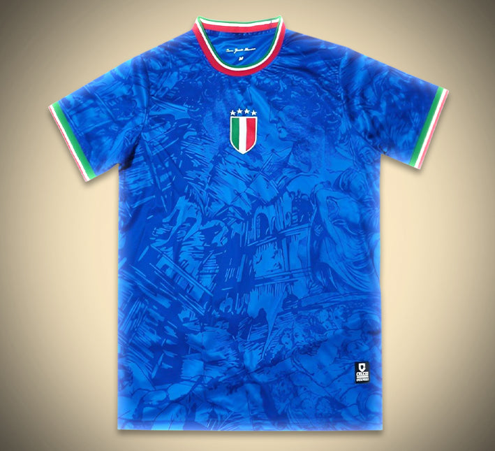 maillot-concept-italie-edition-michel-ange-bleu-2024 Camisola Conceito Itália Edição Michelangelo Azul 2024