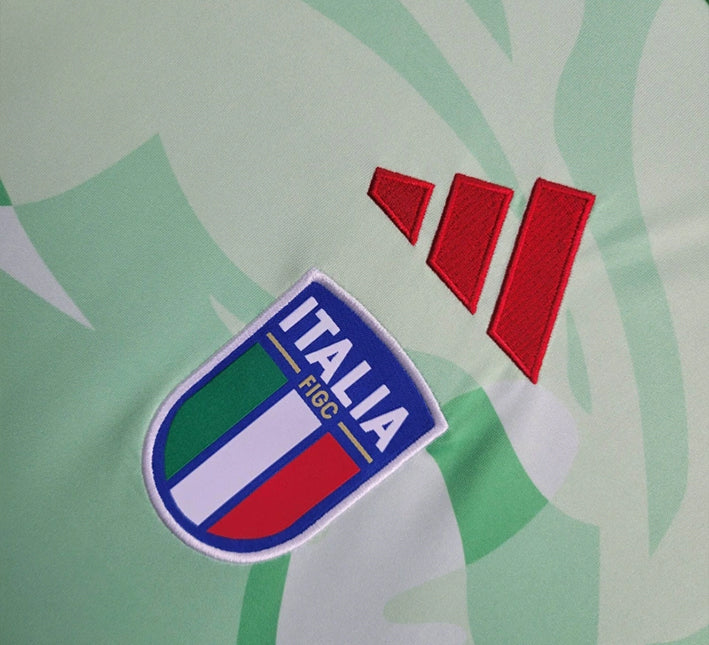 maillot-exterieur-couleur-verte-italie-saison-2425 camisola alternativa cor verde Itália época 2425