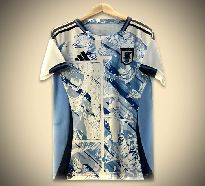 maillot-concept-japon-bleu-ciel-inspiration-dragon-ball-edition-2425 Camisola conceito Japão azul céu inspiração Dragon Ball edição 2425