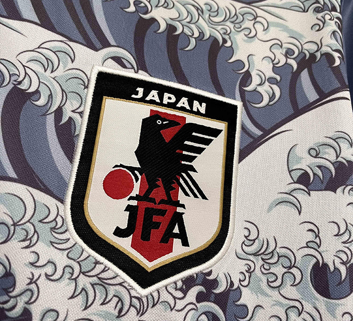 Camisola conceito Japão edição onda estilo streetwear temporada 2024 2025