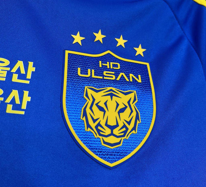 Camisola Ulsan Hyundai Principal 2024-2025 detalhe do tecido