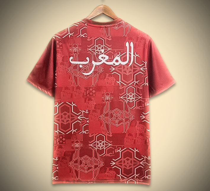 camisola de futebol Marrocos 2425