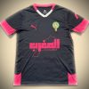 camisola conceito Marrocos edição preto e rosa temporada 2025 2026 equipa de futebol