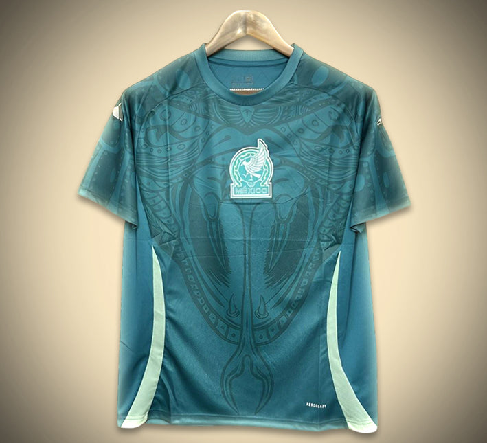 maillot-mexique-avant-match-2024 Camisola México Pré-Jogo 2024