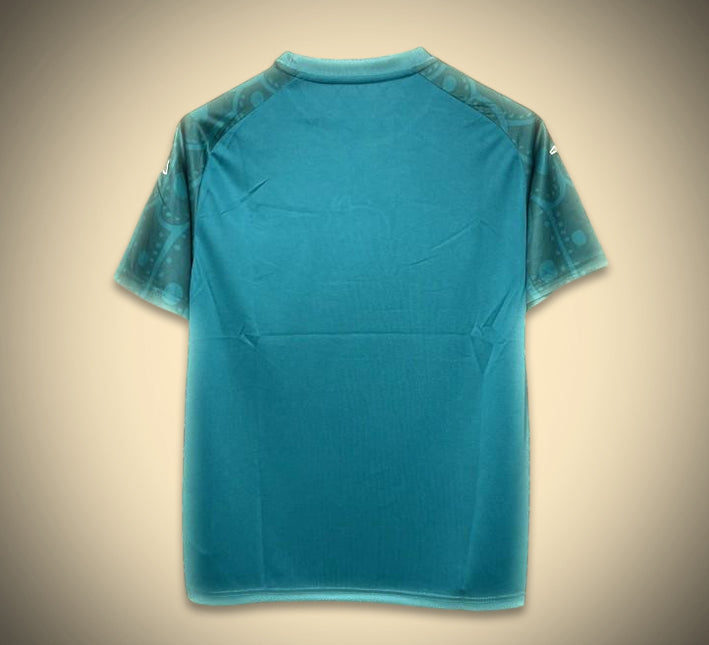 tshirt-de-football-mexique-pour-echauffement-avant-match T-shirt de futebol México para aquecimento antes do jogo