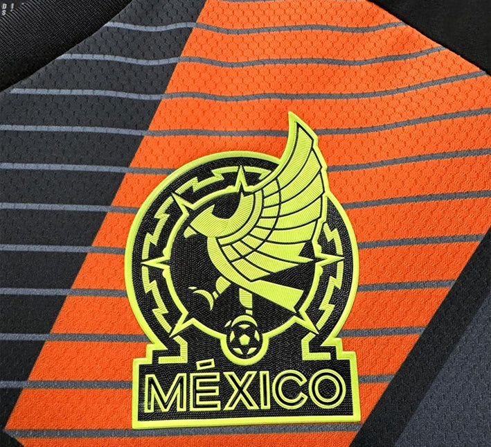 Camisola guarda-redes México preta com estilo seleção nacional