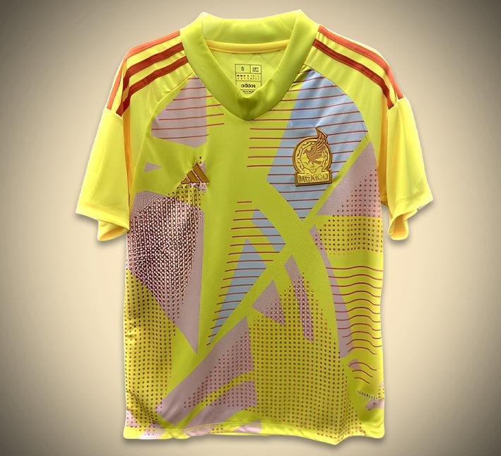 maillot-mexique-gardien-jaune-2024 Camisola México Guarda-Redes Amarelo 2024
