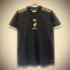 Camisola de futebol do México conceito preto edição 2025 com design moderno