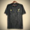 camisola de futebol México preta e dourada design conceito exclusivo