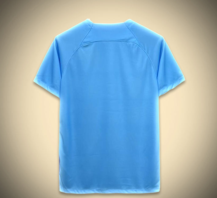 Camisola de futebol conceito dos Países Baixos azul edição 2024