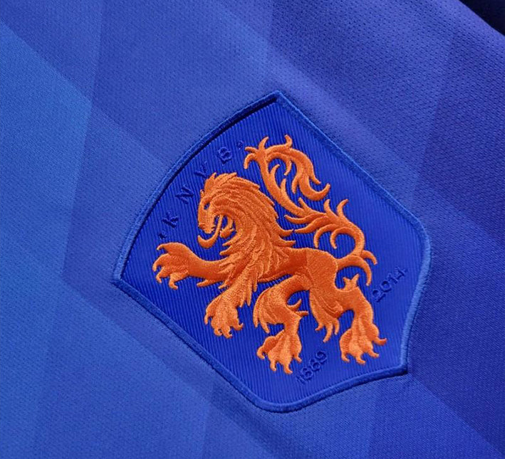 Camisola Países Baixos Alternativa 2014 detalhe do tecido