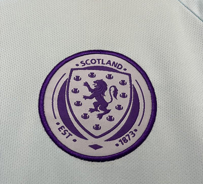 Camisola Escócia Alternativa 2024 detalhe do tecido