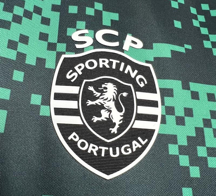 Camisola Sporting CP Pré-Jogo 2024-2025 vista de perfil