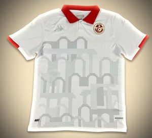 Camisola Tunísia Alternativa 2024-2025 vista frontal