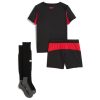 Conjunto criança AC Milan camisola principal temporada 2025 2026 com calção
