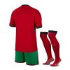 Conjunto criança Portugal principal camisola e calção época dois mil e vinte e quatro