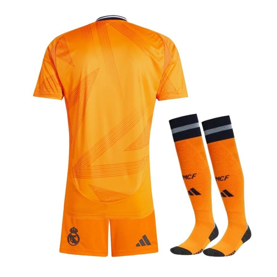 Conjunto criança Real Madrid camisola alternativa época 2024 2025