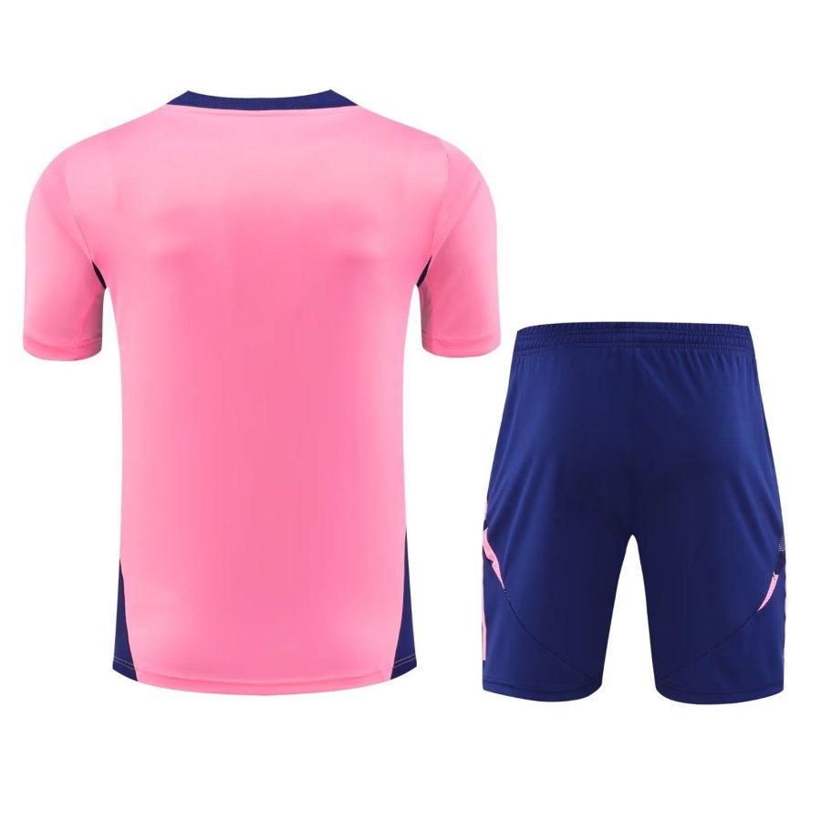 Conjunto camisola e calções Arsenal época 2024 2025 equipamento de futebol vermelho e branco