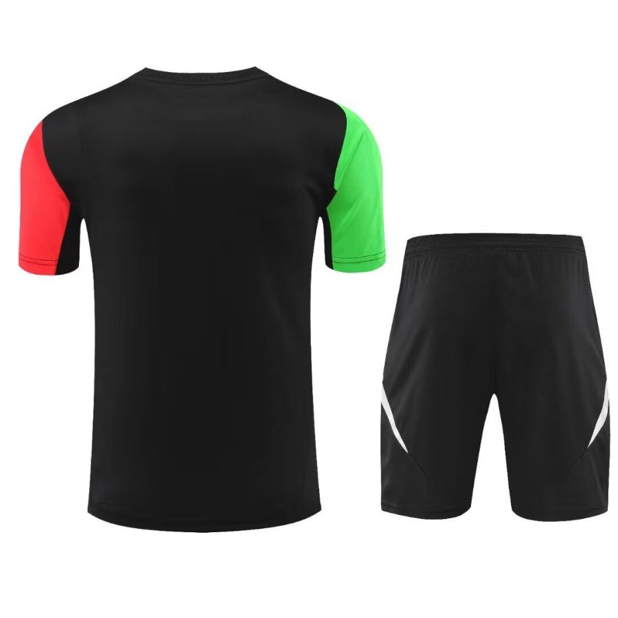 Conjunto camisola e calções Arsenal época 2024 2025 equipamento principal vermelho e branco