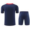 Conjunto de camisola e calção Atlético Madrid época 2024 2025 equipamento principal vermelho e branco