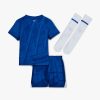 ensemble-maillot-et-short-enfant-chelsea-fc-domicile-saison-2025-2026 Conjunto camisola e calção criança Chelsea FC principal época 2025 2026