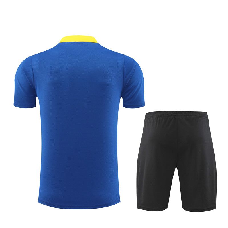 Conjunto camisola e calção Inter Milan época 2024 2025 equipamento de futebol