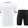 ensemble-maillot-et-short-liverpool-saison-2024-2025-tenue-de-football-rouge Conjunto camisola e calção Liverpool época 2024 2025 equipamento de futebol vermelho