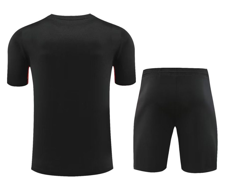Conjunto camisola e calção Liverpool época vinte vinte e quatro vinte vinte e cinco equipamento Principal vermelho